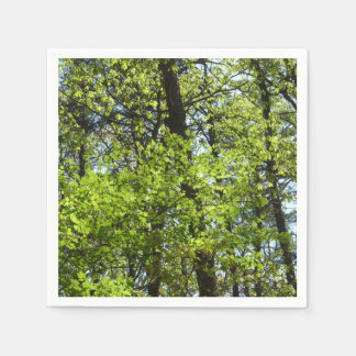 Spring Maple Leaves Nature Napkin