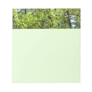 Spring Maple Leaves Nature Notepad