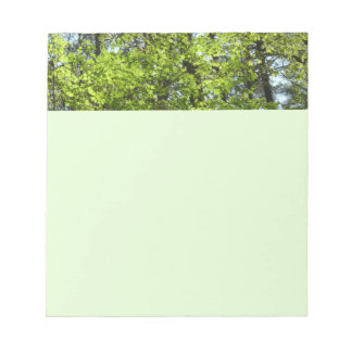 Spring Maple Leaves Nature Notepad