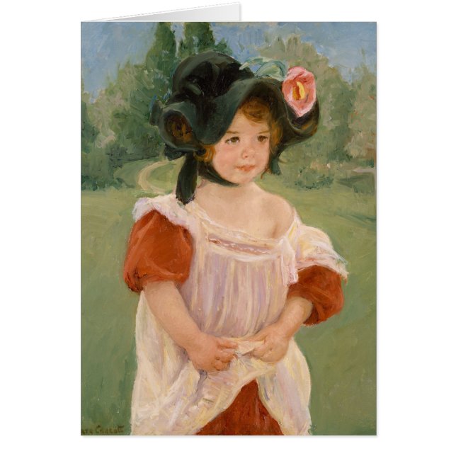 Spring: Margot Standing in a Garden | 1900 (Front)