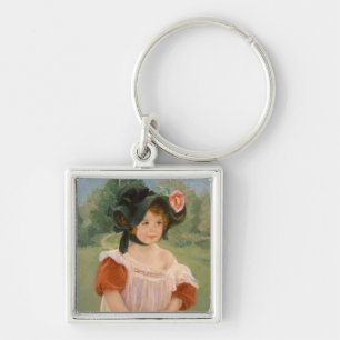 Spring: Margot Standing in a Garden   1900 Key Ring