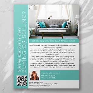 Spring Market is Here Real Estate Marketing Flyer