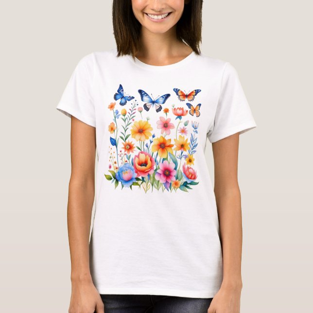 Spring May Flowers T-Shirt (Front)