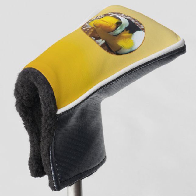 SPRING MOOD – Soft Yellow | deep to light |  Golf Head Cover (3/4 Front)