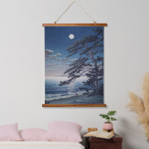 Spring Moon at Ninomiya Beach Kawase Hasui 1932