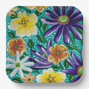 Spring Mountain Fields Collection Paper Plate