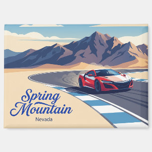 Spring Mountain Motor Resort USA Magnet