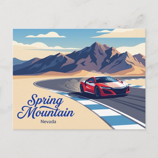 Spring Mountain Motor Resort USA Postcard (Front)