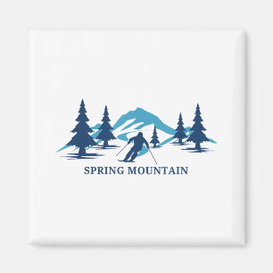 Spring Mountain Pennsylvania Ski Resort Skiing Ski Magnet