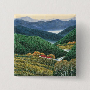 Spring Mountains 15 Cm Square Badge