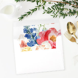 Spring Multi Colour Florals 2 Envelope
