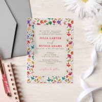 Spring Mustard Yellow Purple Meadow Flower Wedding