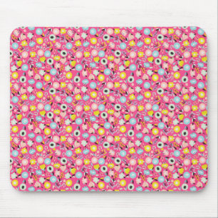 Spring Natural Pink Wildflower Watercolor Mouse Pad