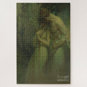 Spring Night by Alphonse Mucha Jigsaw Puzzle