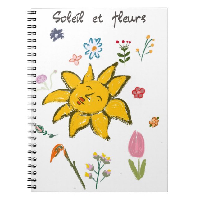 spring notebook sunny (Front)