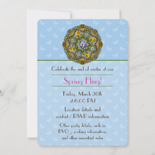 Spring Nouveau Party Invitation