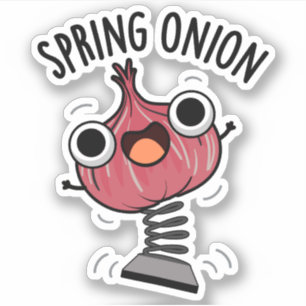Spring Onion Funny Veggie Pun