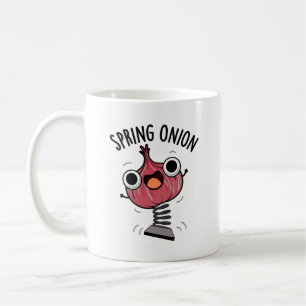 Spring Onion Funny Veggie Puns  Coffee Mug