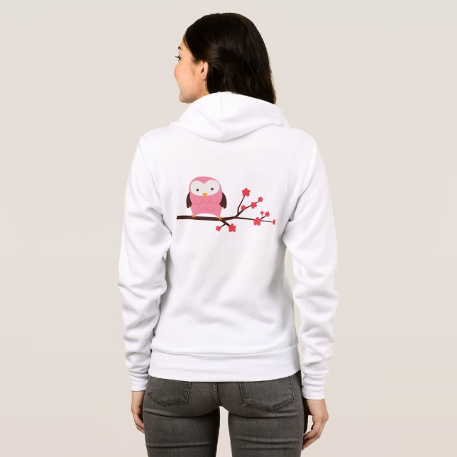 Spring Owl Hoodie (Back Full)
