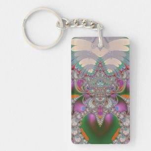 Spring Owl Key Ring