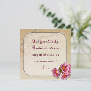 Spring Party or Multi purpose Invitation