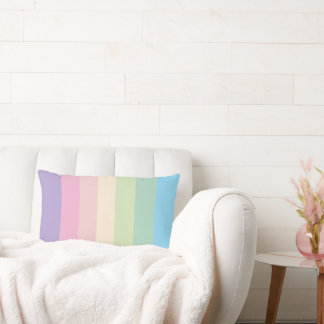 Spring pastel color scheme  lumbar cushion