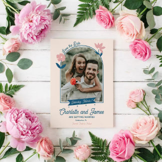Spring Pastel Petals Save the Date