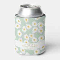 Spring Pastel Sage Daisies Custom Bridal Shower