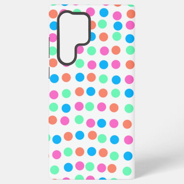 Spring Pastel Spots Samsung Galaxy S22 Ultra Case (Back)