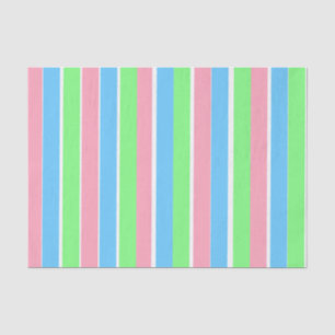 Spring Pastel Stripes Tissue Paper
