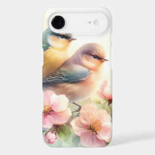 Spring Pastel Sweet Love Birds Blossoms Flowers