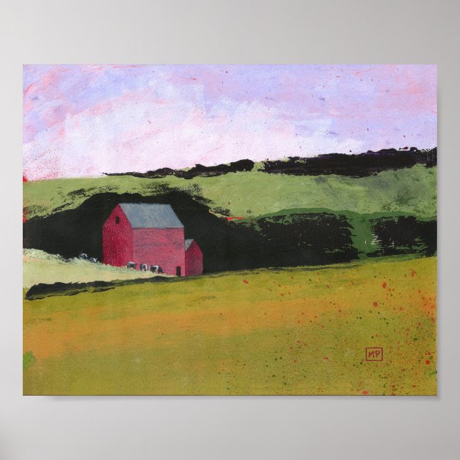 Spring Pasture Art Print (Front)