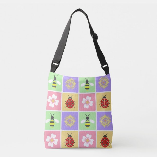 Spring Patches All-Over-Print Bag (Front)