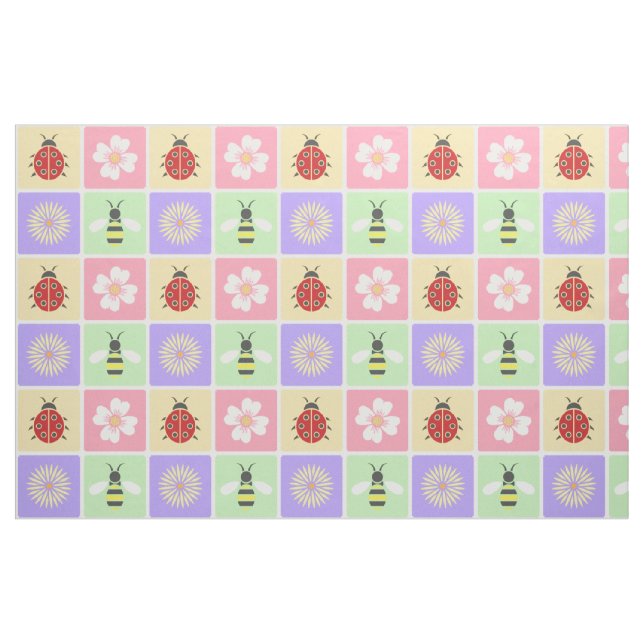 Spring Patches Fabric (Yard)
