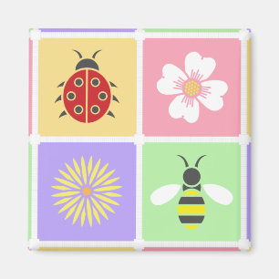 Spring Patches Magnet