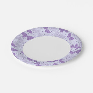 Spring Pattern Paper Plate