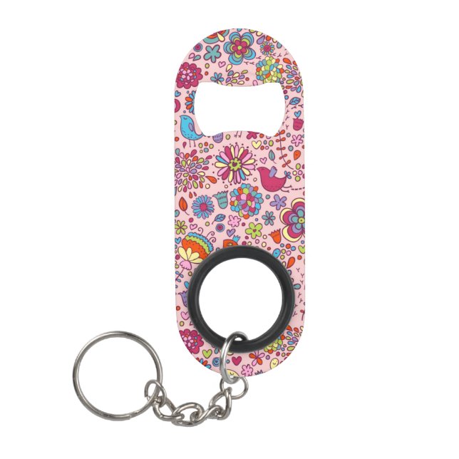 Spring pattern with colourful flowers (Front)