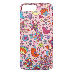 Spring pattern with colourful flowers Case-Mate iPhone case