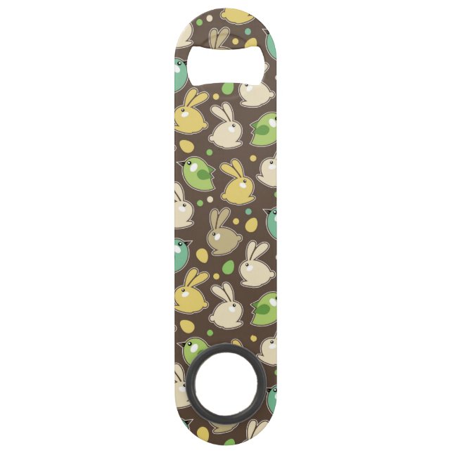 spring pattern with easter eggs,birds (Front)
