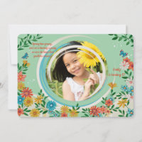 Spring Photo Frame Birthday