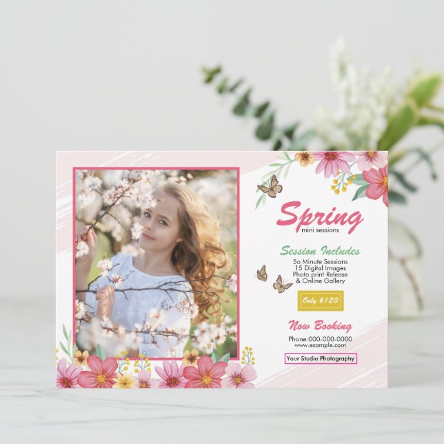 Spring Photography Mini Session Template (Standing Front)