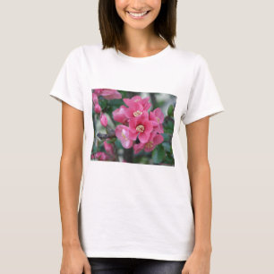 Spring Pink Blooming Flowering Quince T-Shirt