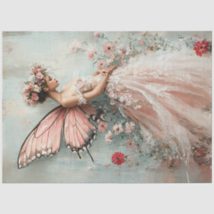 Spring Pink Fairy Portrait Tissue Paper