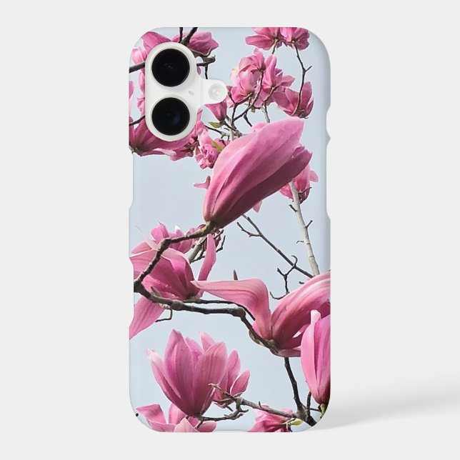 Spring Pink Magnolia Blossoms Peaceful Hanami      (Back)