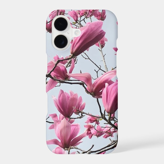 Spring Pink Magnolia Blossoms Peaceful Hanami (Back)