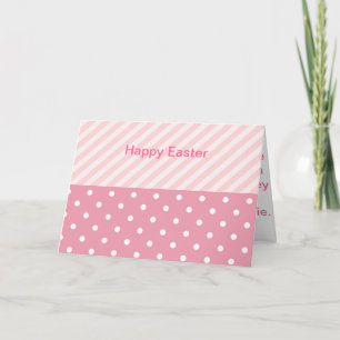 Spring Pink Patterns Holiday Card