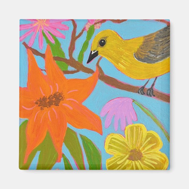 Spring Pleasures Magnet (Front)