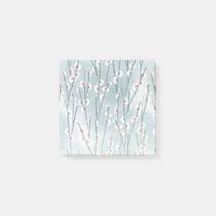 Spring Plum Blossom Floral Pattern Post-it Notes