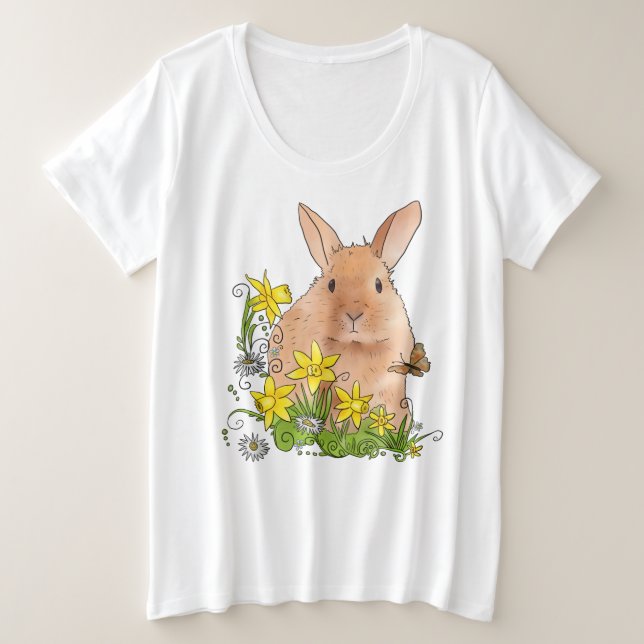 spring plus size T-Shirt (Design Front)