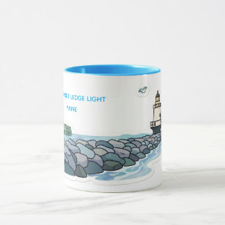 SPRING POINT LEDGE LIGHT, MAINE MUG